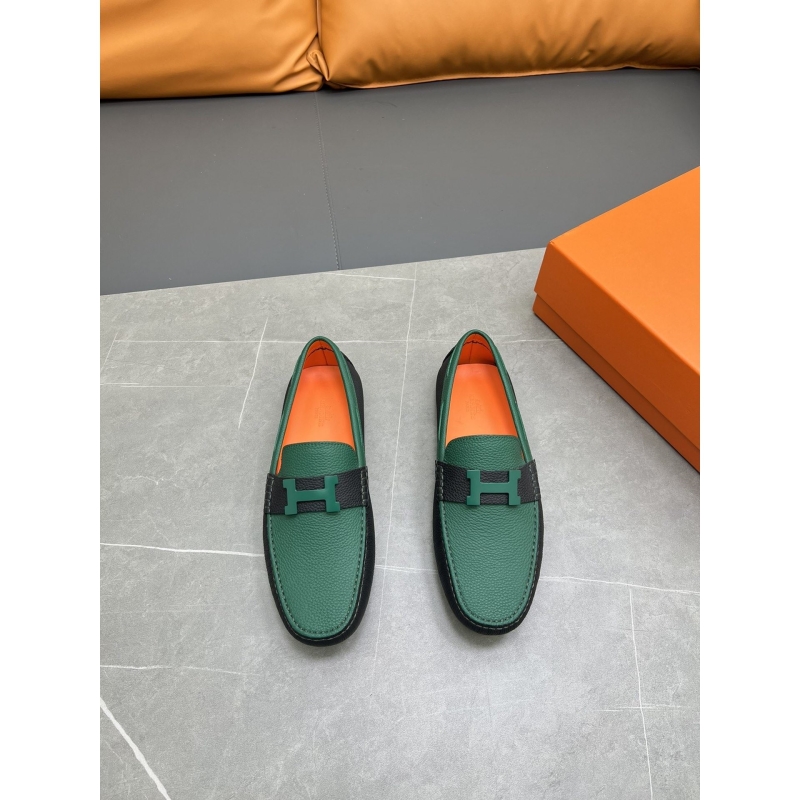 H**mes leather shoes